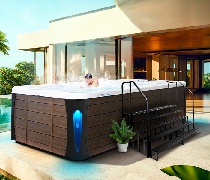 Calspas hot tub being used in a family setting - Toledo